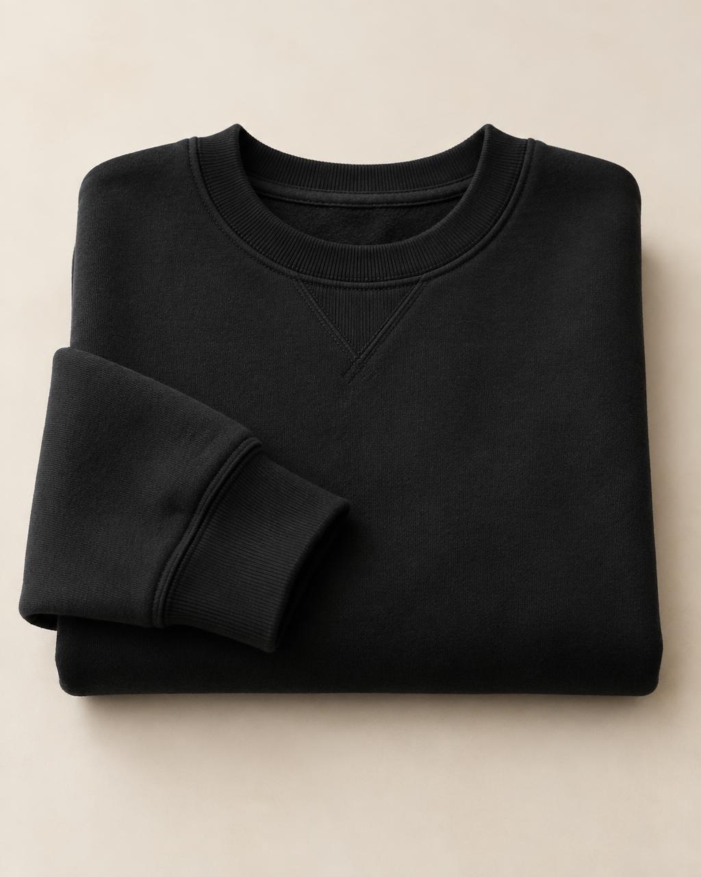 Folded, showing the collar and cuffs